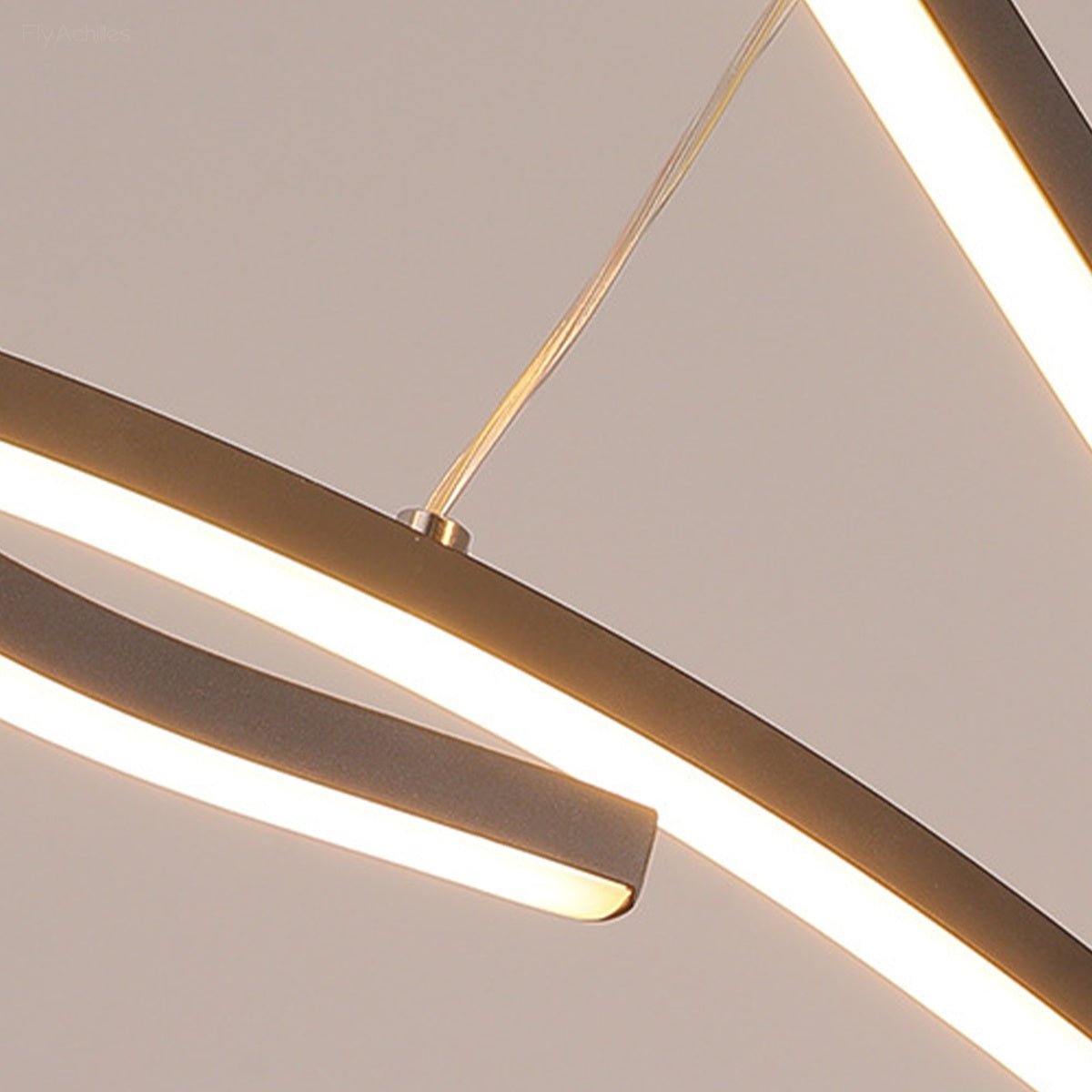 Modern Wave LED Linear Pendant Light - Flyachilles