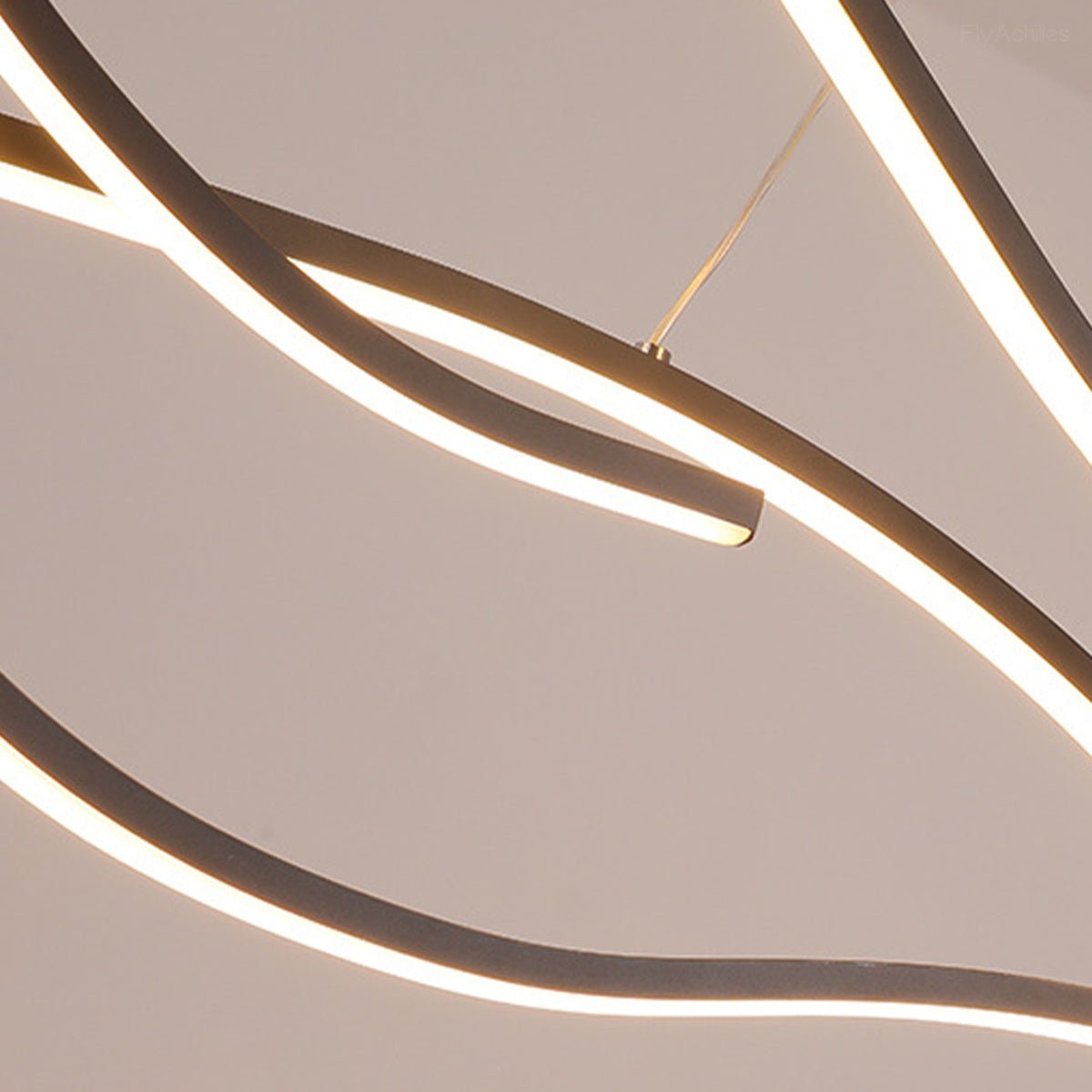 Modern Wave LED Linear Pendant Light - Flyachilles