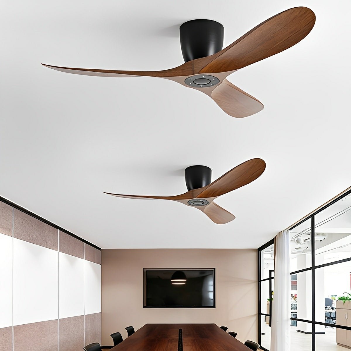 Modern Wing - inspired Blade DC Motor Reverse Ceiling Fan - Flyachilles