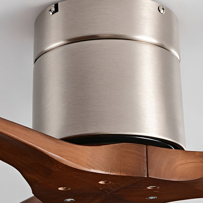 Modern Wing - inspired Wood 3 - Blade DC Motor Reverse Ceiling Fan - Flyachilles