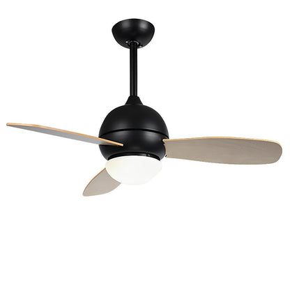 Nordic Minimalist LED Ceiling Paddle Fan with Remote Control Adjustable Wind Speed Fan - Flyachilles