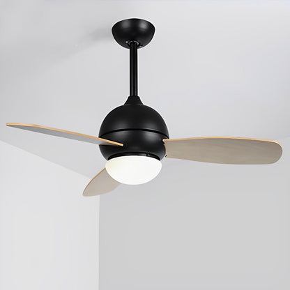 Nordic Minimalist LED Ceiling Paddle Fan with Remote Control Adjustable Wind Speed Fan - Flyachilles