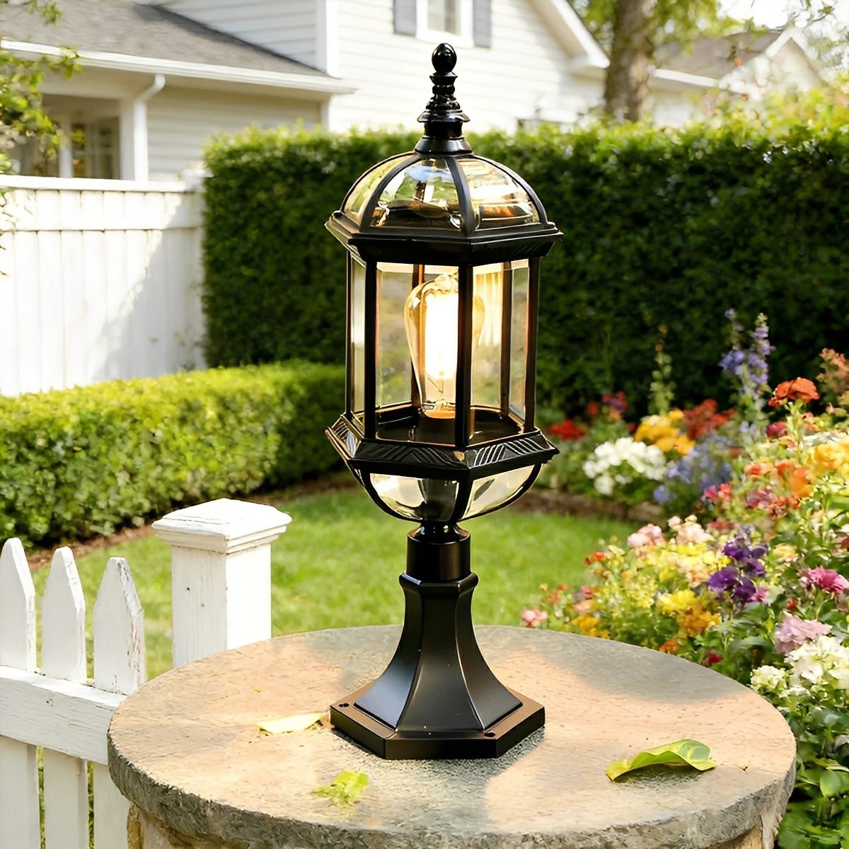 Nordic Vintage Waterproof LED Outdoor Post Lights - Flyachilles