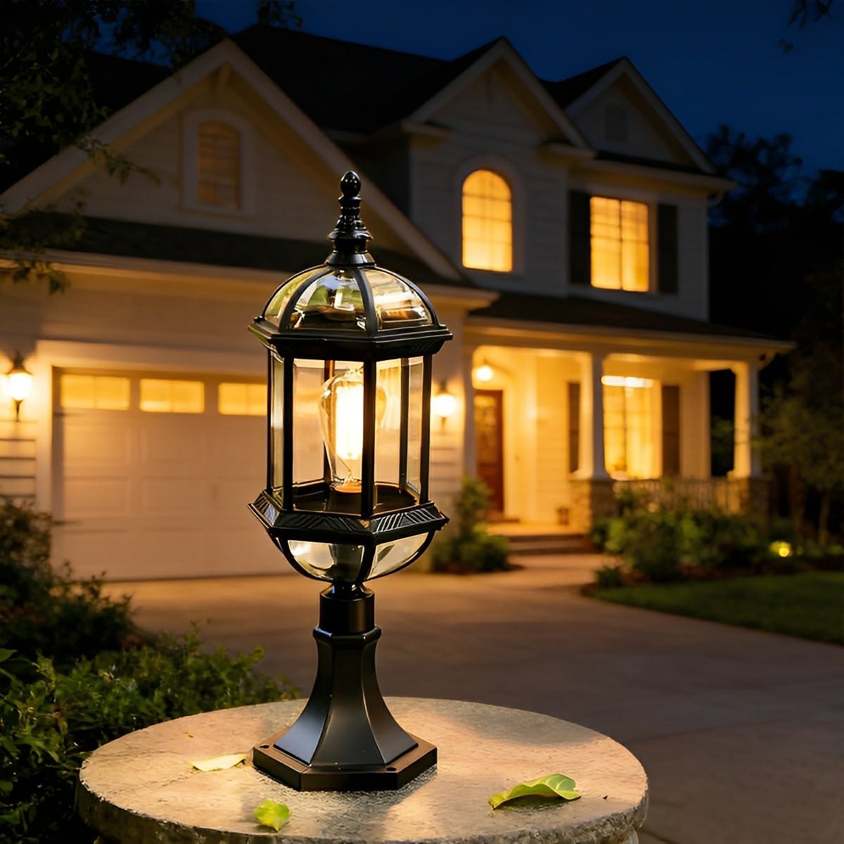Nordic Vintage Waterproof LED Outdoor Post Lights - Flyachilles