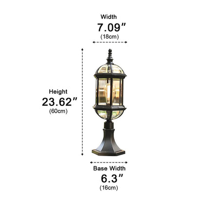 Nordic Vintage Waterproof LED Outdoor Post Lights - Flyachilles