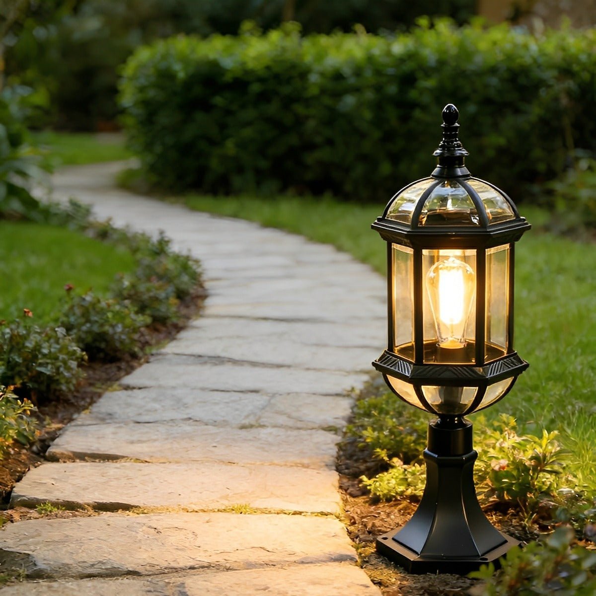 Nordic Vintage Waterproof LED Outdoor Post Lights - Flyachilles