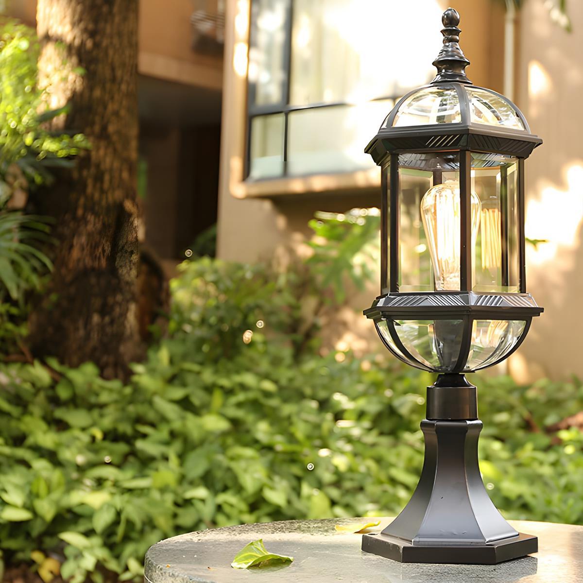 Nordic Vintage Waterproof LED Outdoor Post Lights - Flyachilles
