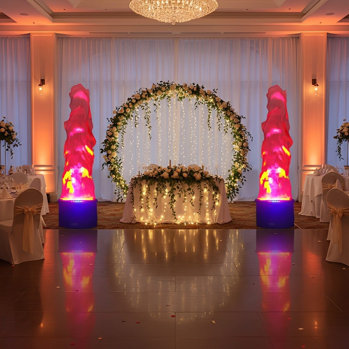 Outdoor Fake LED Flame Light Effects Lighting Christmas Bonfire Party Decor - Flyachilles