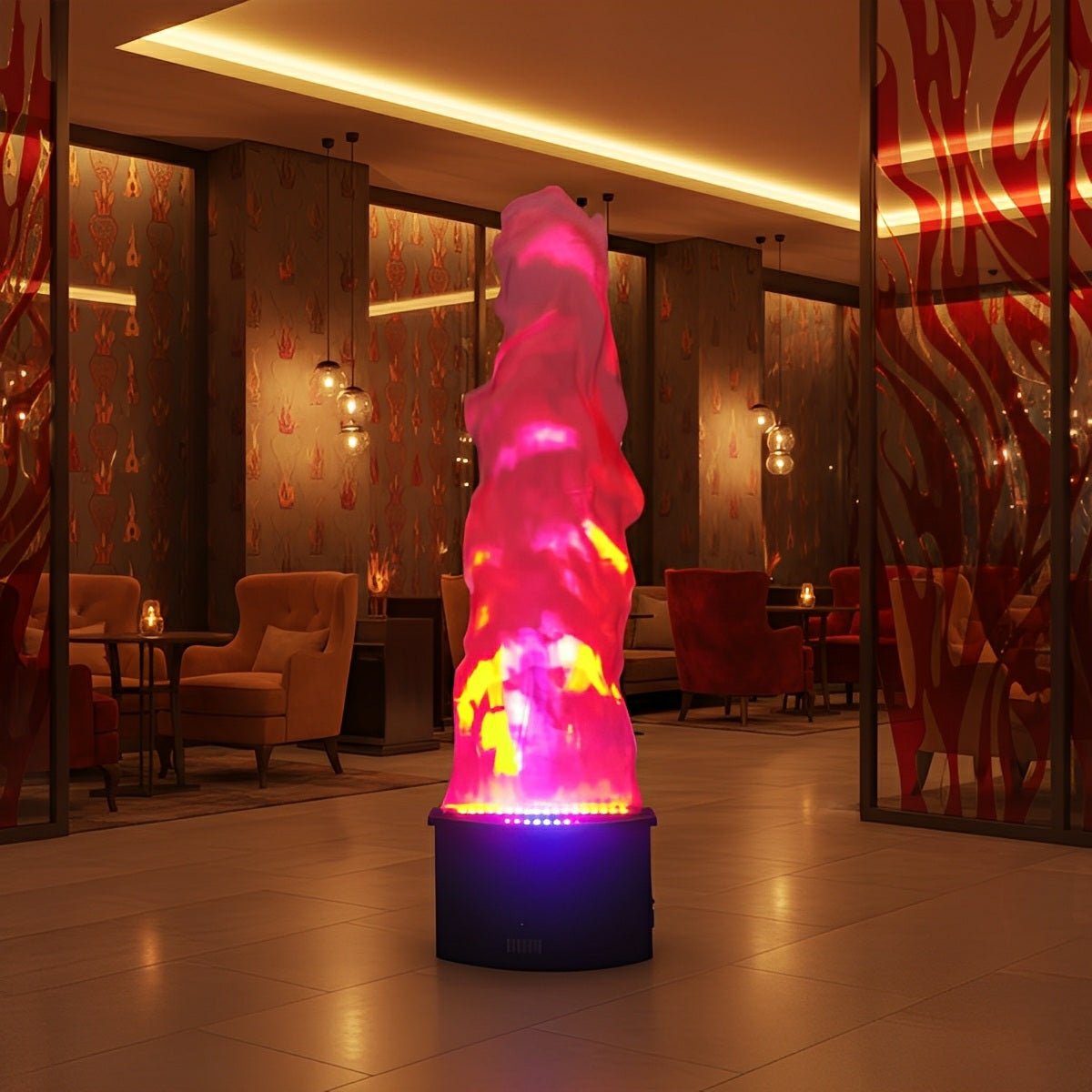 Outdoor Fake LED Flame Light Effects Lighting Christmas Bonfire Party Decor - Flyachilles