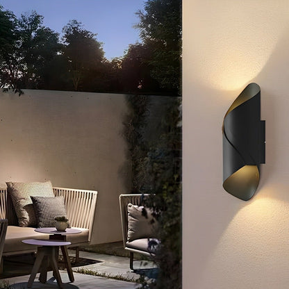 Outdoor LED Up and Down Light Waterproof Modern Wall Sconce Lighting - Flyachilles