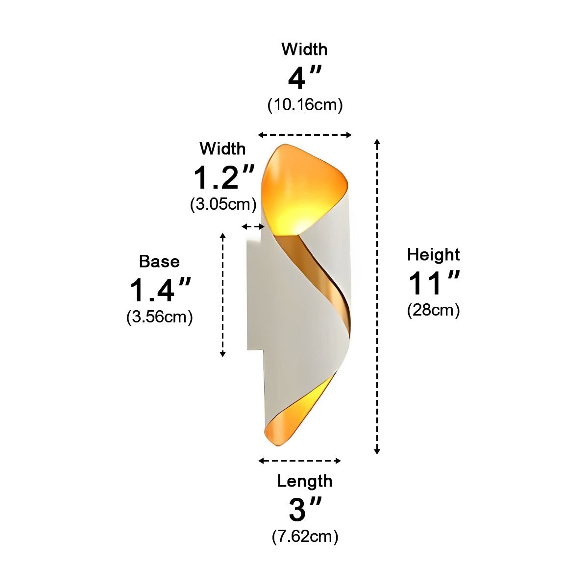 Outdoor LED Up and Down Light Waterproof Modern Wall Sconce Lighting - Flyachilles