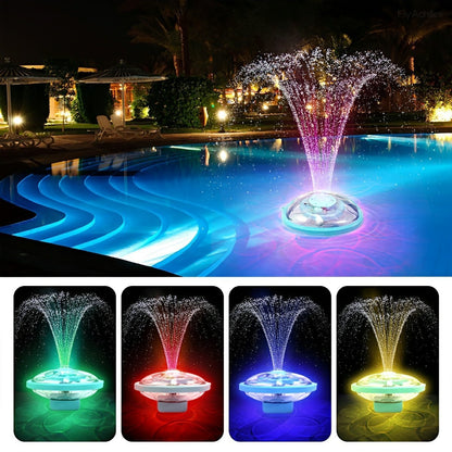 Outdoor RGB Floating Fountain Pool Light - Flyachilles