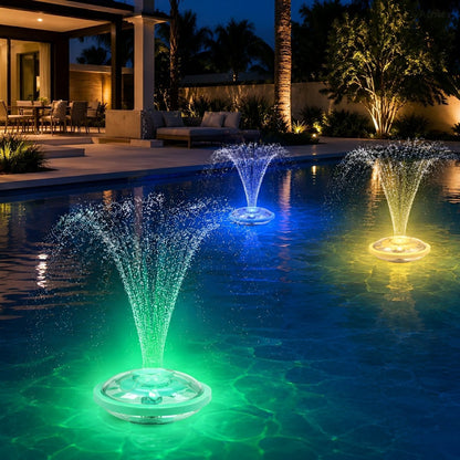 Outdoor RGB Floating Fountain Pool Light - Flyachilles