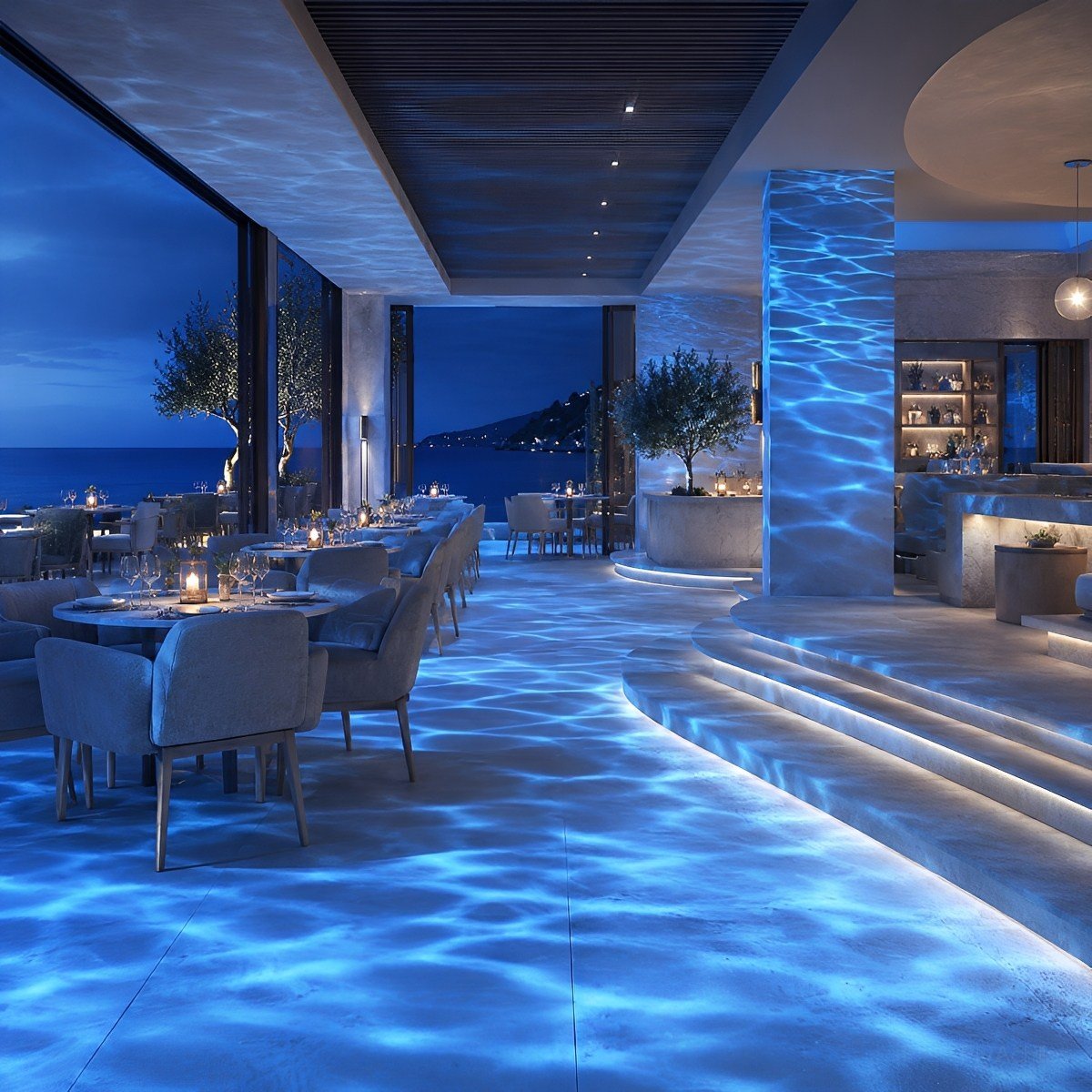 Outdoor Water Wave Projector Light 3D Ripple Effect - Flyachilles