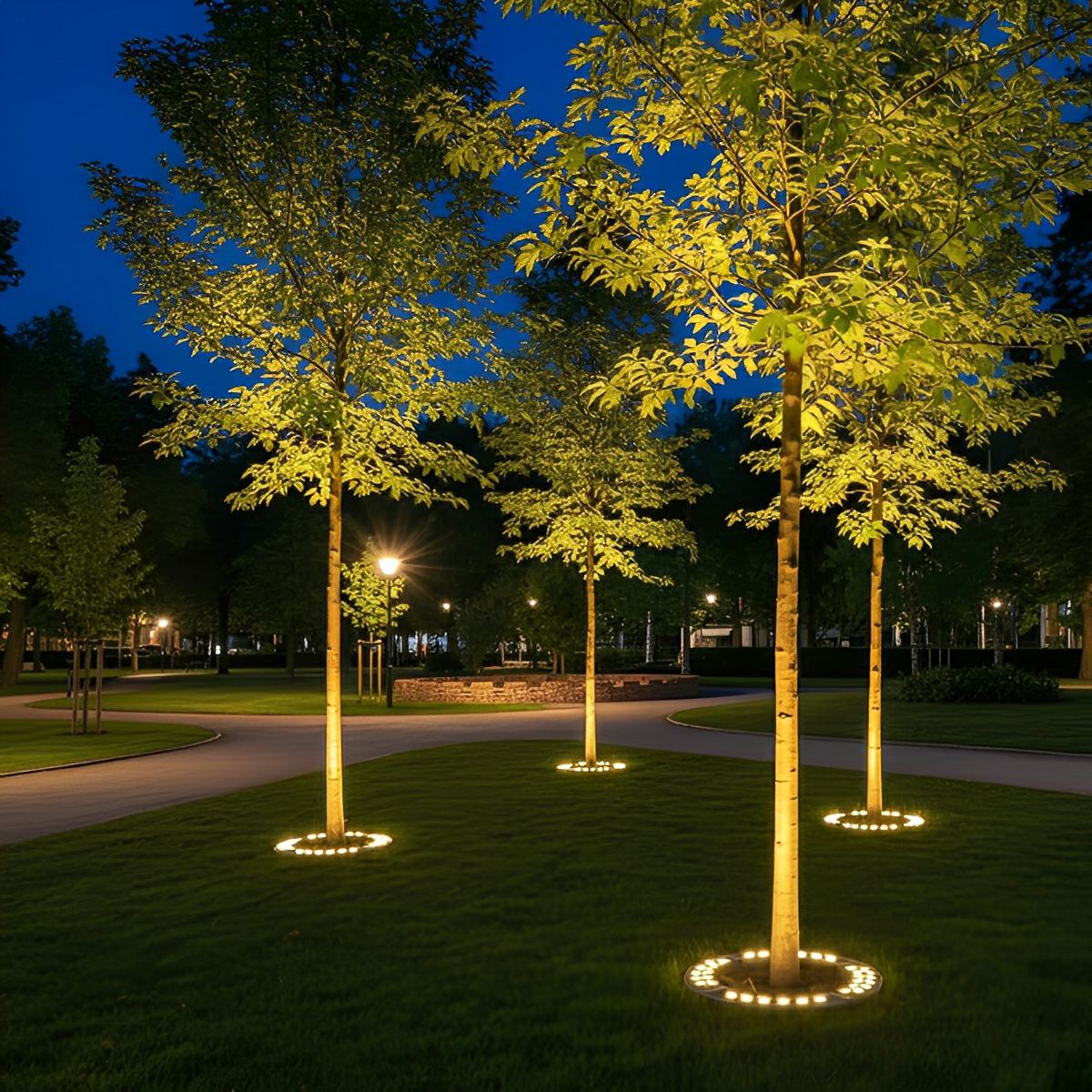 Outdoor Waterproof LED Arc Spot Lights for Trees Lawn - Flyachilles