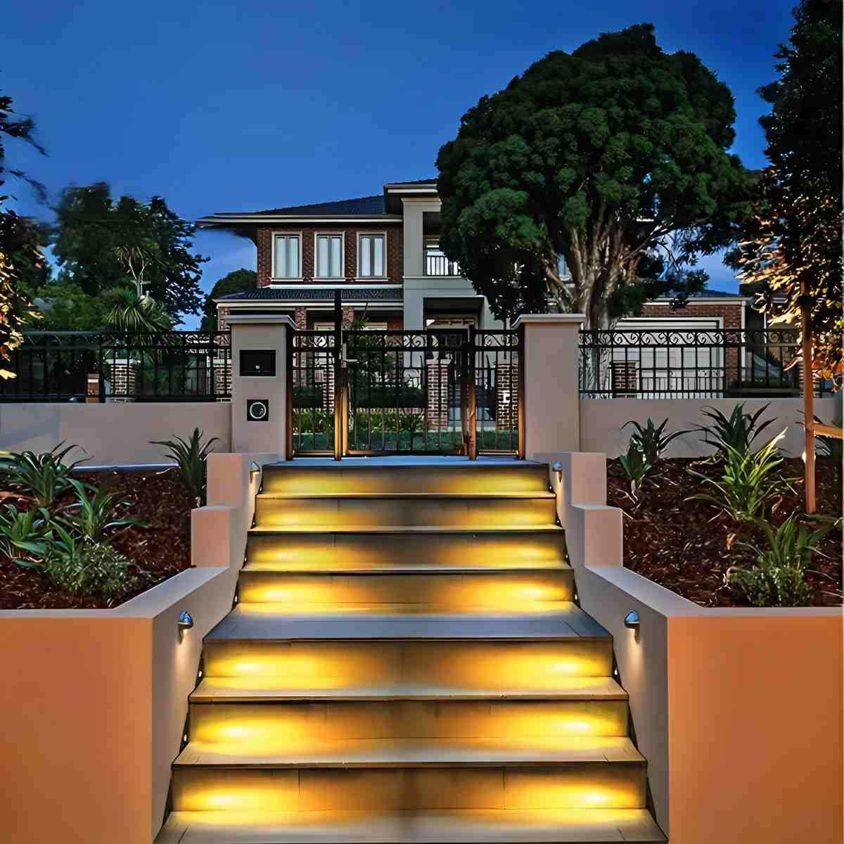 Outdoor Waterproof Recessed Light Stairs Corner LED Wall Lights - Flyachilles