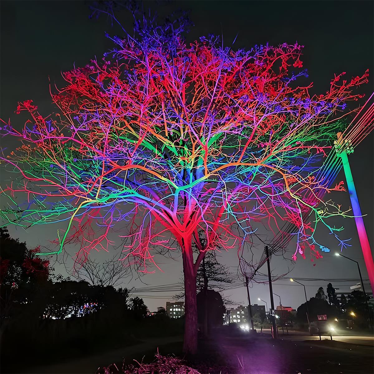 Outdoor Waterproof RGB LED Spot Light Landscape Tree Lighting - Flyachilles