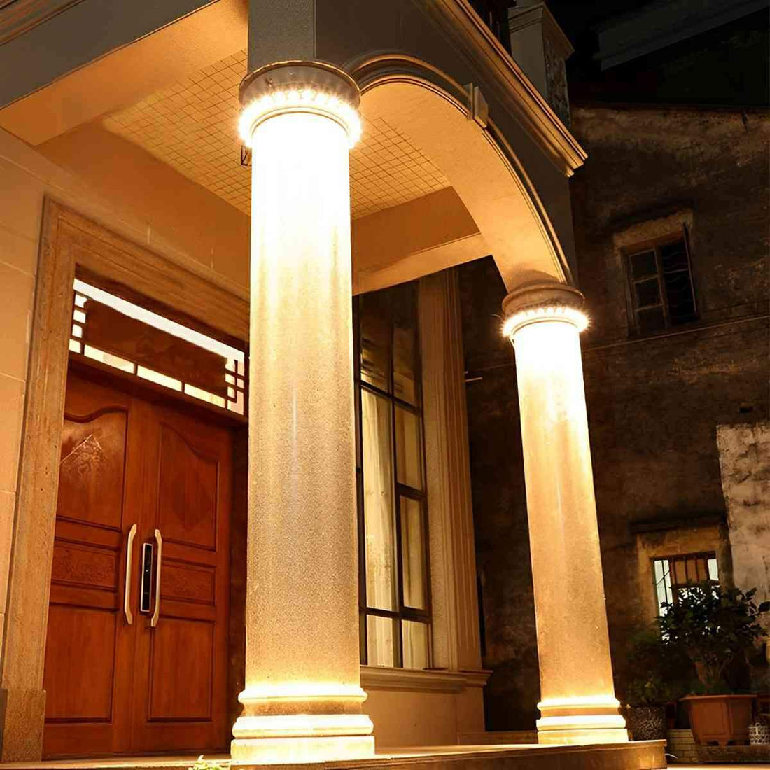 Outdoor Waterproof Ring Round LED Column Treet Light Spot Lights - Flyachilles