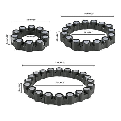 Outdoor Waterproof Ring Round LED Column Treet Light Spot Lights - Flyachilles