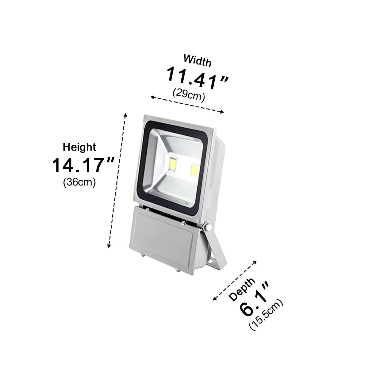 Outdoor Waterproof Super Bright Industrial LED Wall Floodlight - Flyachilles