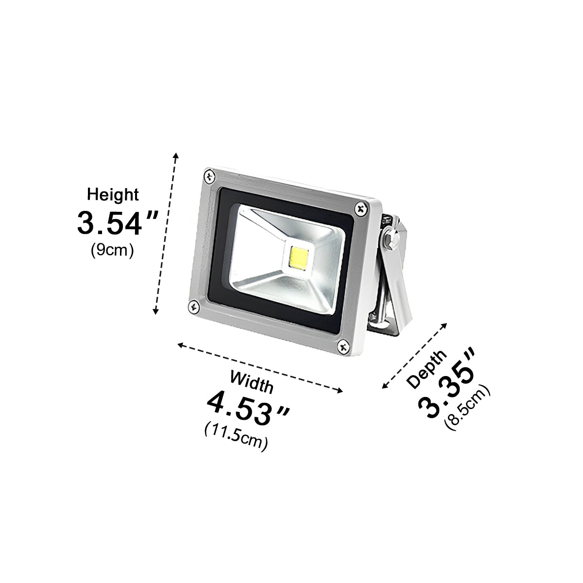 Outdoor Waterproof Super Bright Industrial LED Wall Floodlight - Flyachilles