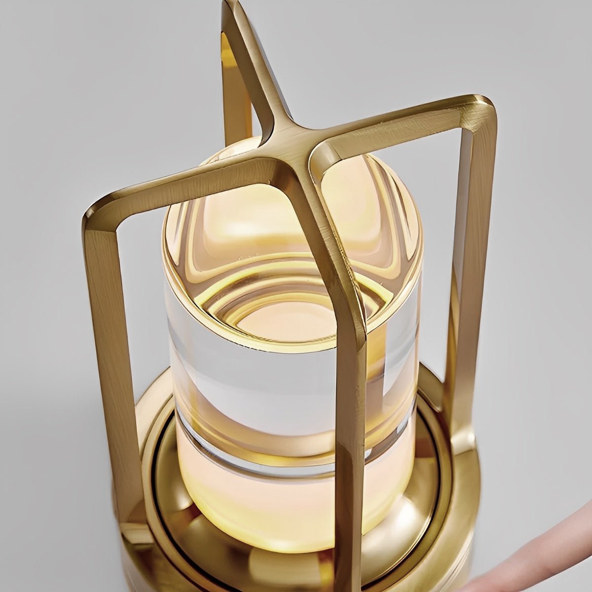 Portable Lantern Cordless Table Lamp USB Rechargeable Touch Dimming Night Lights - Flyachilles