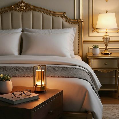 Portable Lantern Cordless Table Lamp USB Rechargeable Touch Dimming Night Lights - Flyachilles