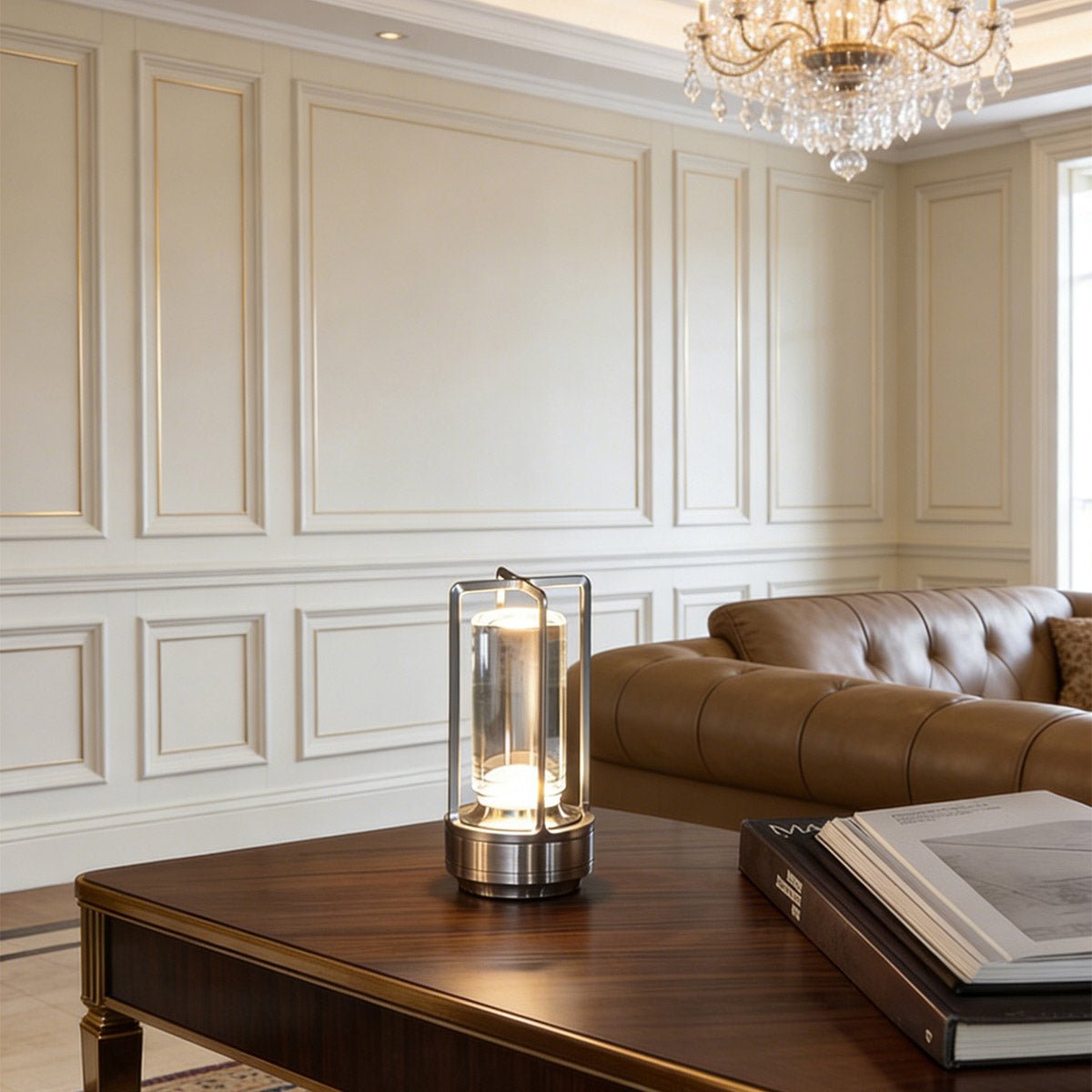 Portable Lantern Cordless Table Lamp USB Rechargeable Touch Dimming Night Lights - Flyachilles