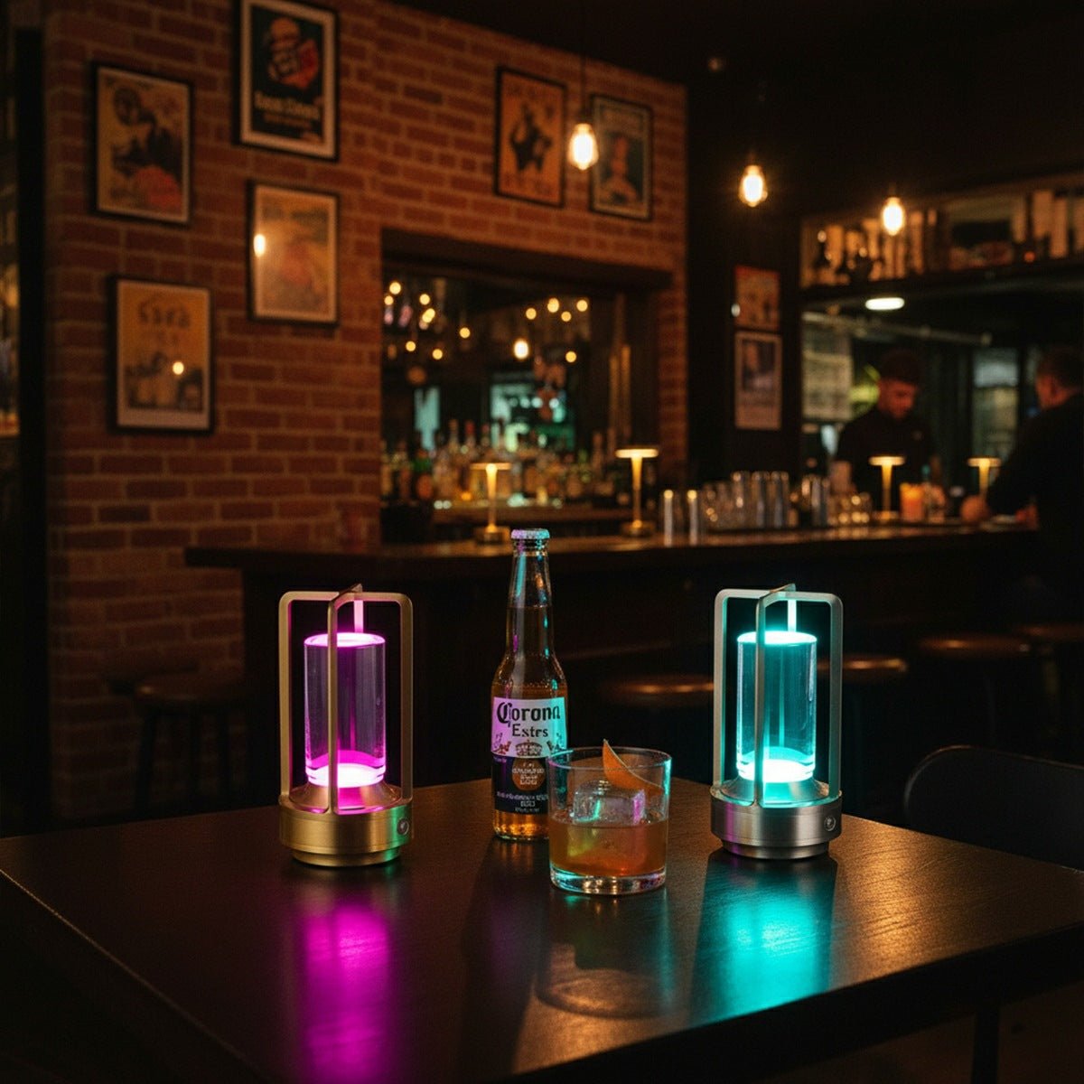 Portable Lantern Cordless Table Lamp USB Touch Dimming Night Lights - Flyachilles