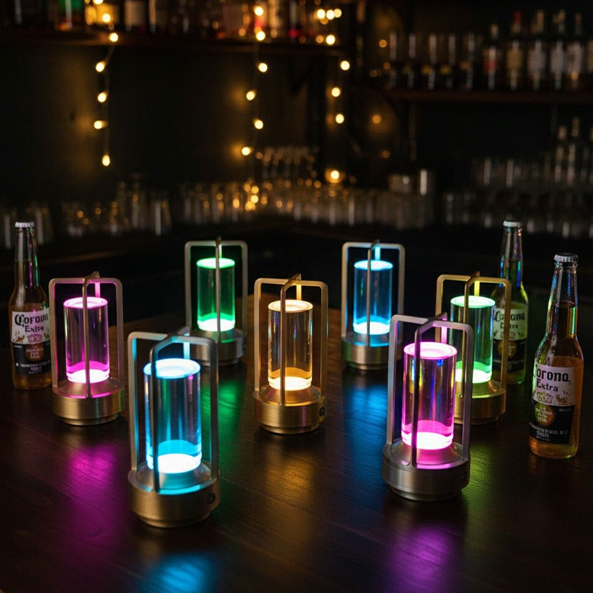 Portable Lantern Cordless Table Lamp USB Touch Dimming Night Lights - Flyachilles