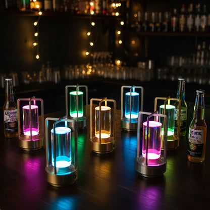 Portable Lantern Cordless Table Lamp USB Touch Dimming Night Lights - Flyachilles