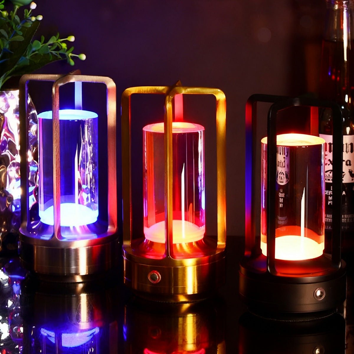 Portable Lantern Cordless Table Lamp USB Touch Dimming Night Lights - Flyachilles