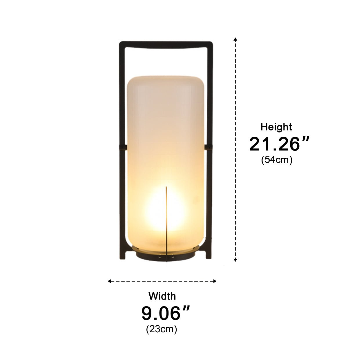 Portable Lantern Shaped Waterproof LED Modern Outdoor Lights Floor Lamp - Flyachilles