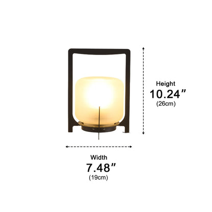 Portable Lantern Shaped Waterproof LED Modern Outdoor Lights Floor Lamp - Flyachilles