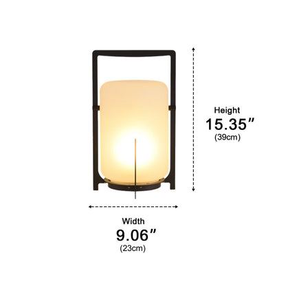 Portable Lantern Shaped Waterproof LED Modern Outdoor Lights Floor Lamp - Flyachilles