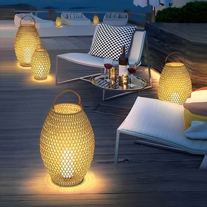 Portable Lanterns Shape Light Waterproof LED Modern Lawn Lamp - Flyachilles