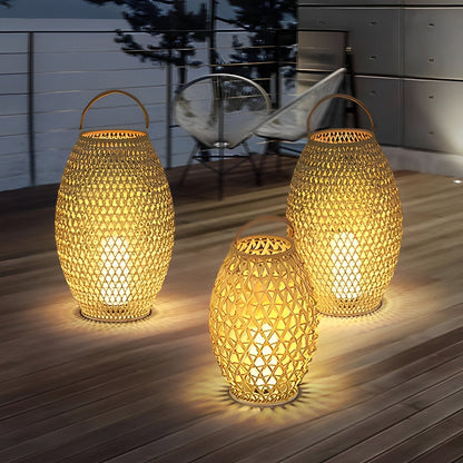 Portable Lanterns Shape Light Waterproof LED Modern Lawn Lamp Landscape Floor Lighting for Garden - Flyachilles