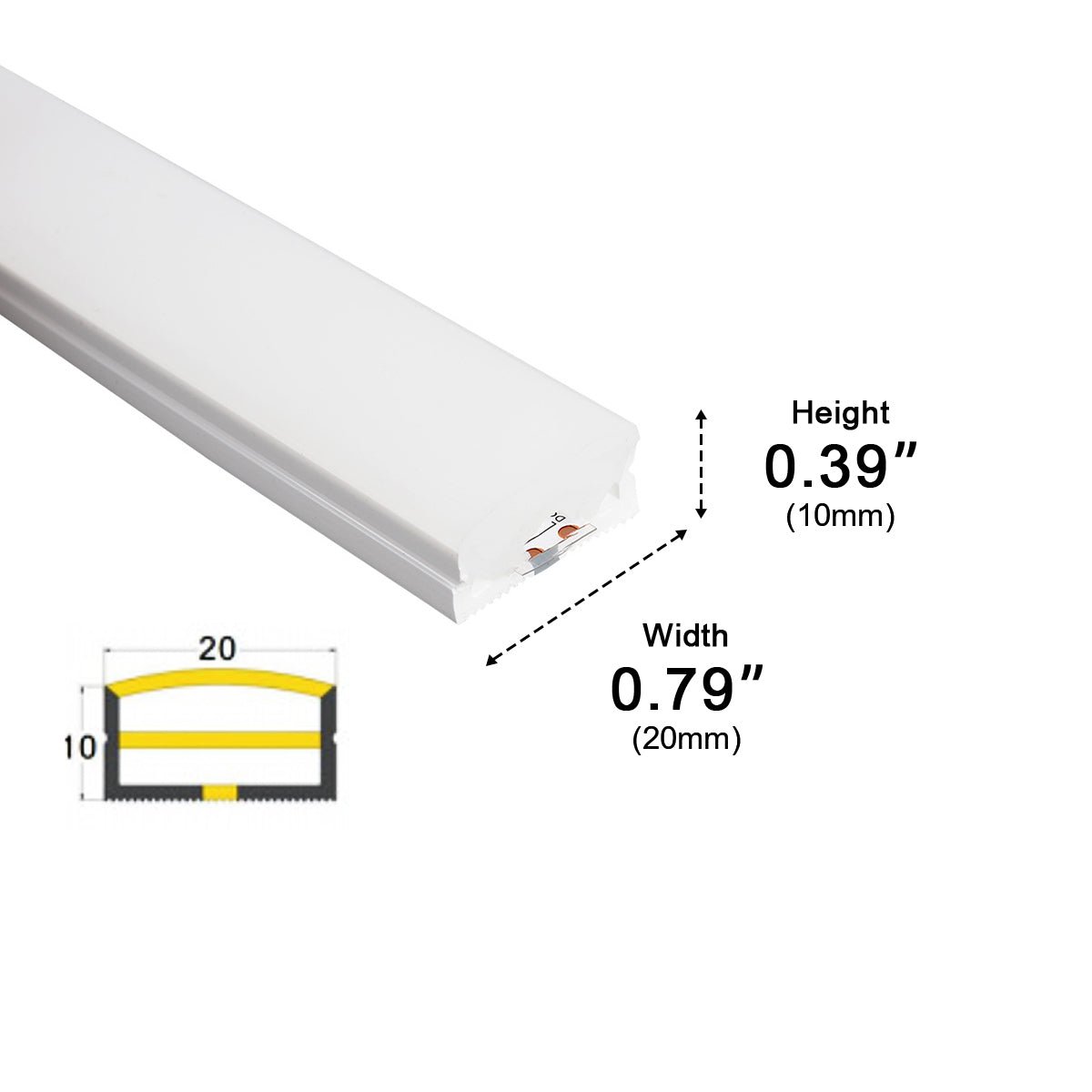 Rececessed Outdoor Modern Flexible Waterproof Linear White Light Low Vintage - Flyachilles