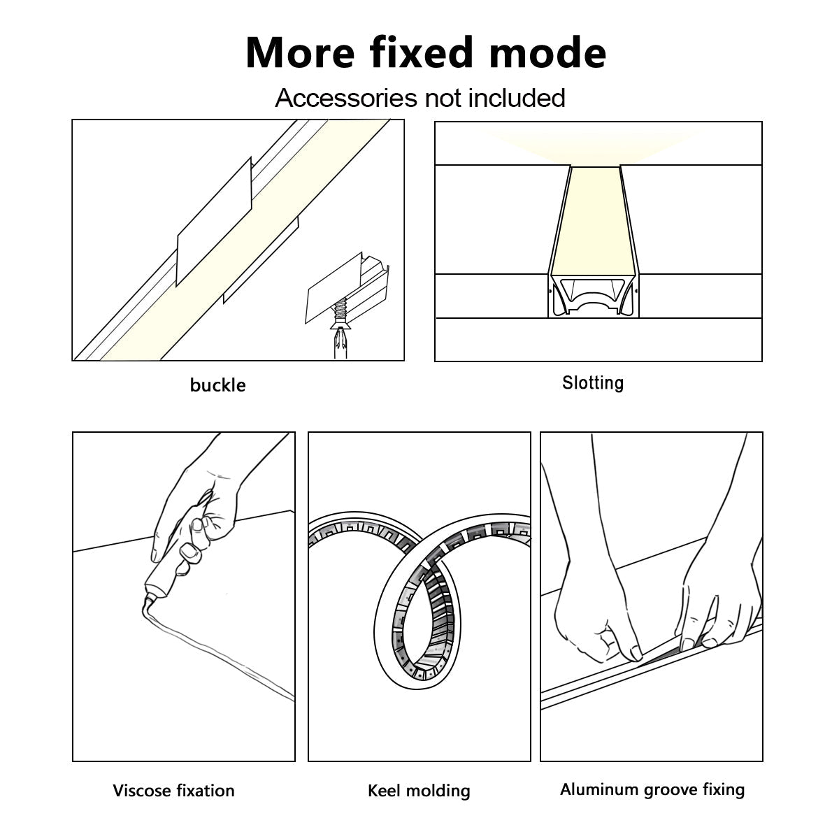 Rececessed Outdoor Modern Flexible Waterproof Linear White Light Low Vintage - Flyachilles