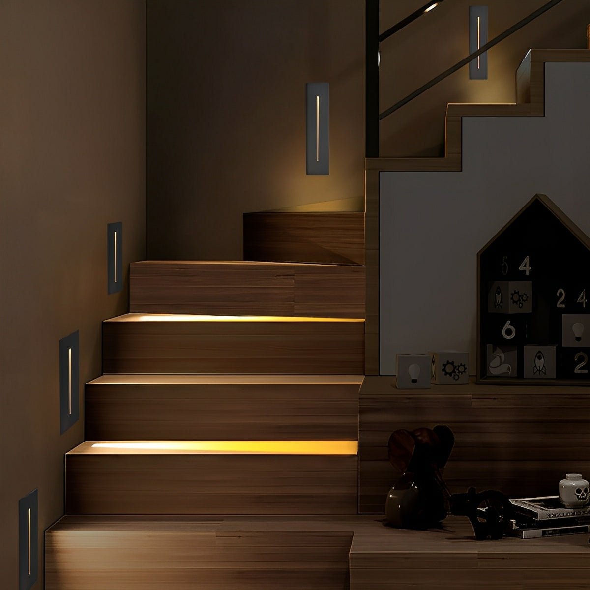 Rectangle LED Waterproof Recessed Modern Foot Lights Stair Lights - Flyachilles