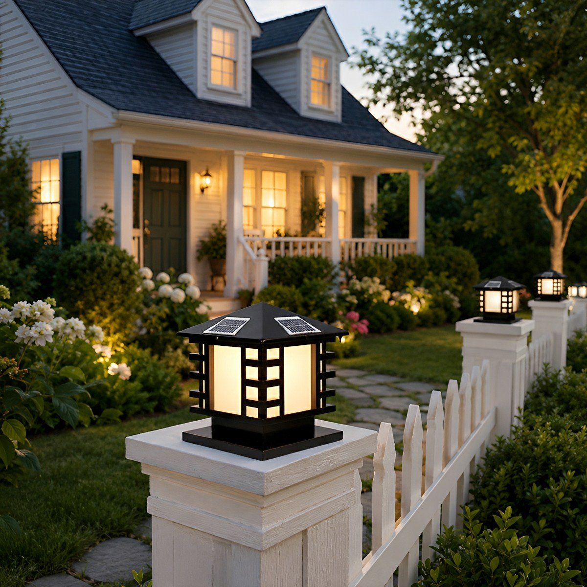 Retro Column LED Antique Garden Waterproof Courtyard Stigma Lamp - Flyachilles