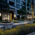 Retro Glass LED Waterproof Matte Black Modern Solar Fence Post Lights Column Pillar Lamp - Flyachilles