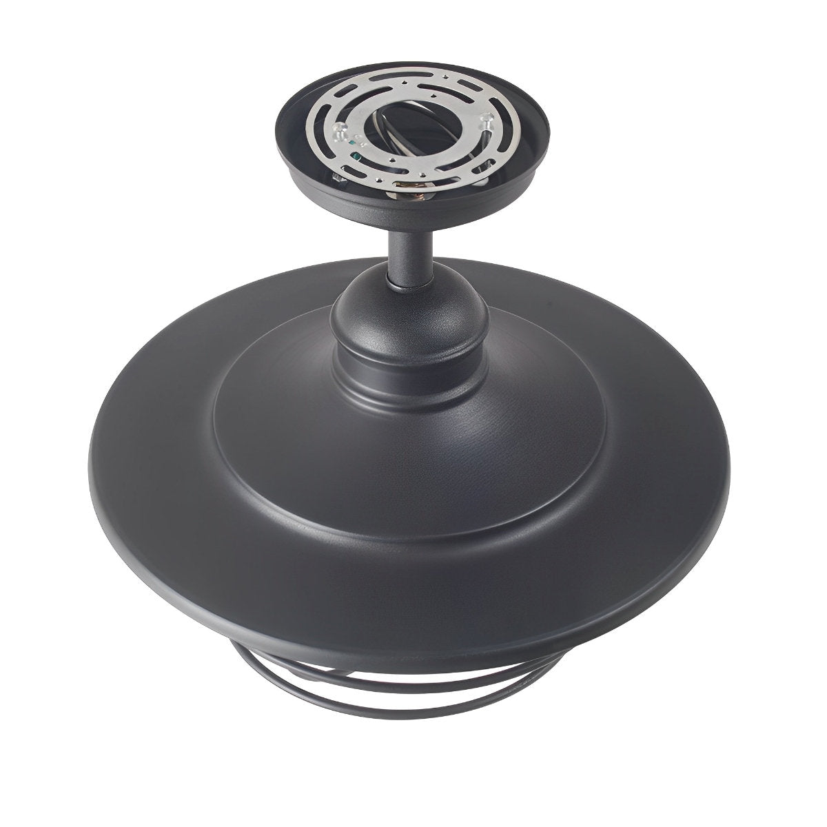 Rustic Modern Super Bright Black Round Outdoor Ceiling Lights - Flyachilles
