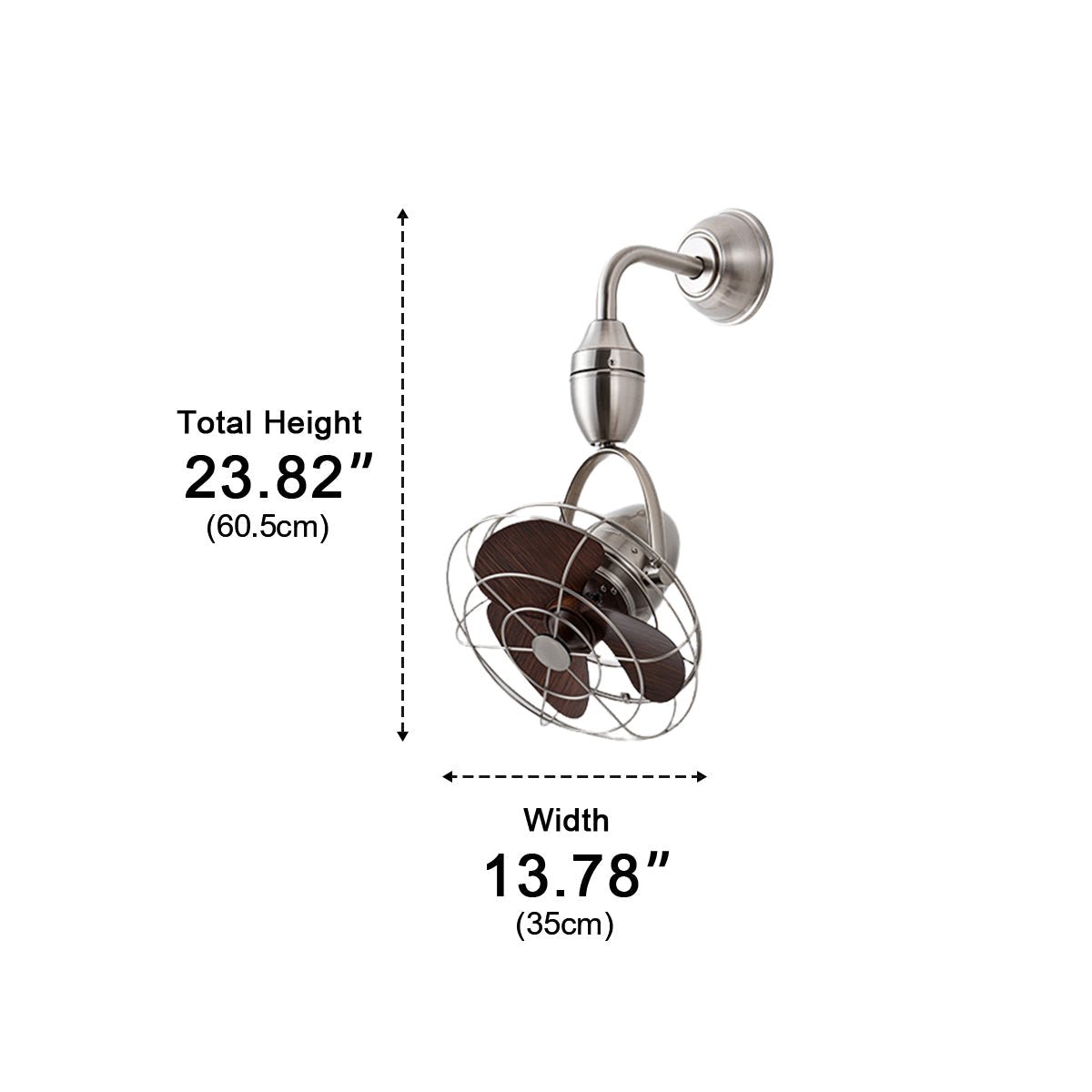 Rustic Modern Swing Rotation 6 - Speed Reverse Ceiling Fan - Flyachilles