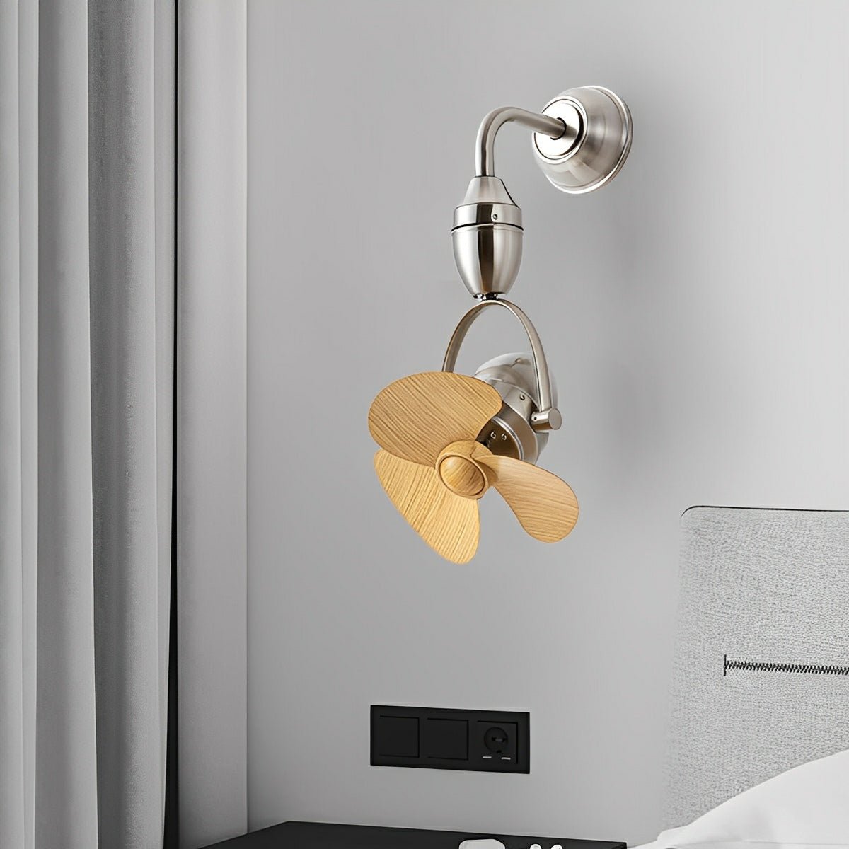 Rustic Modern Swing Rotation 6 - Speed Reverse Wall Fan - Flyachilles