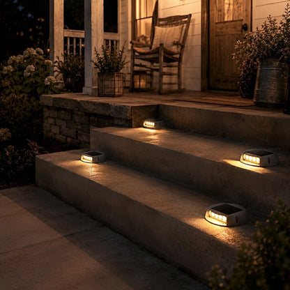 Solar Deck Stair Lights LED Outdoor Step Lights - Flyachilles
