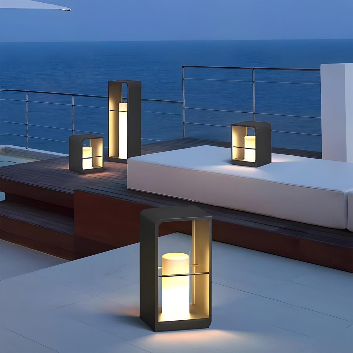 Solar Waterproof Archway Frame LED Outdoor Landscape Lighting - Flyachilles