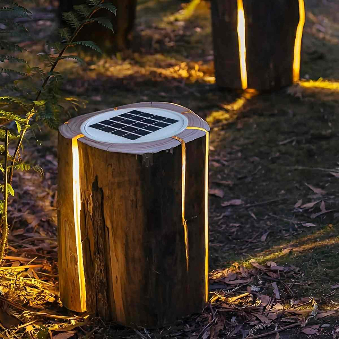 Solar Waterproof Artificial Tree Stump LED Outdoor Landscape Lawn Lighting - Flyachilles