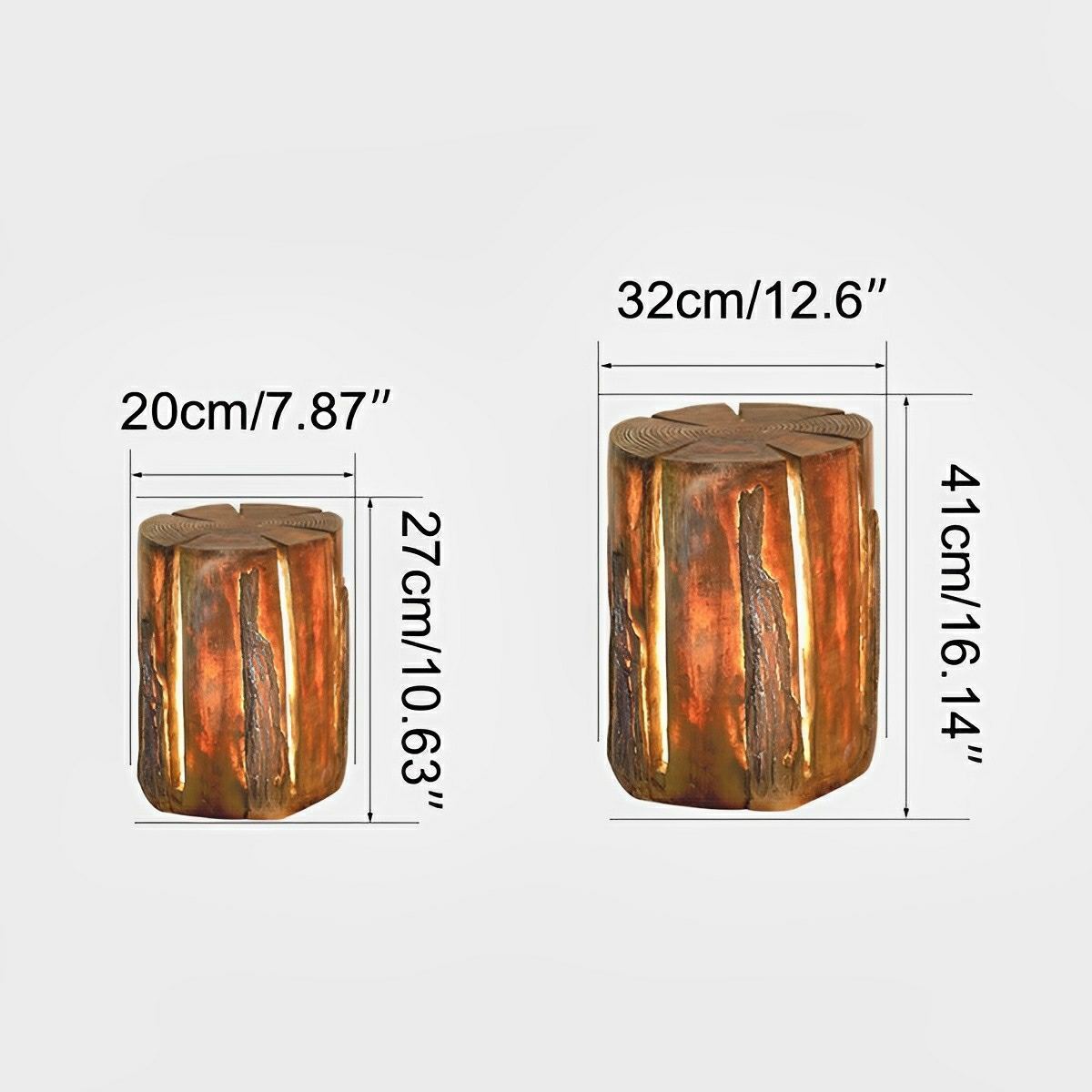 Solar Waterproof Artificial Tree Stump LED Outdoor Landscape Lawn Lighting - Flyachilles