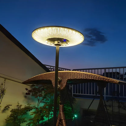 Solar Waterproof Dish Moving &amp; Lifting Outdoor LED Floor Lamps - Flyachilles
